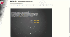 Desktop Screenshot of lx200.de