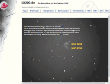 Tablet Screenshot of lx200.de